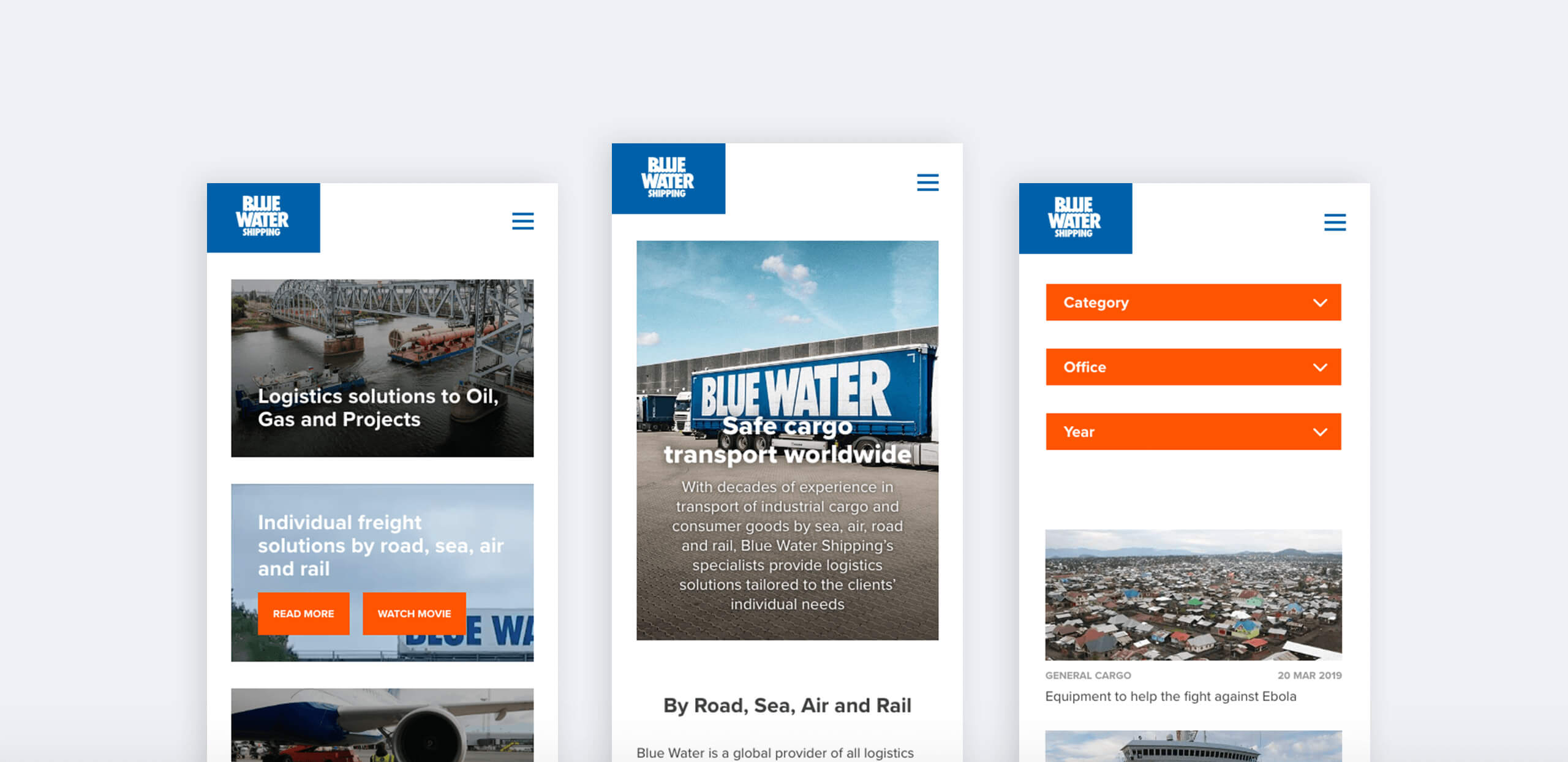 Image of Blue Water mobile design